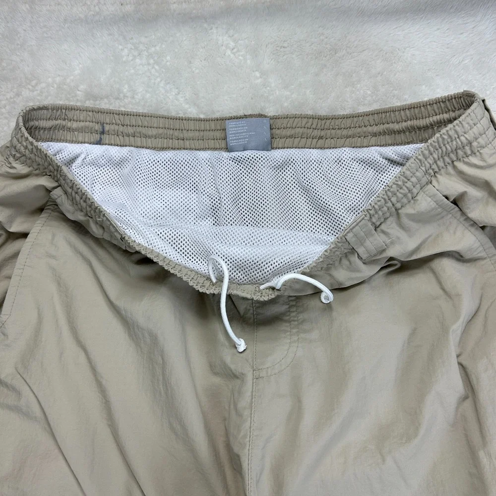 Columbia PFG Convertible Cargo Pants Mens L Beige Straight Flat Front Mid Rise